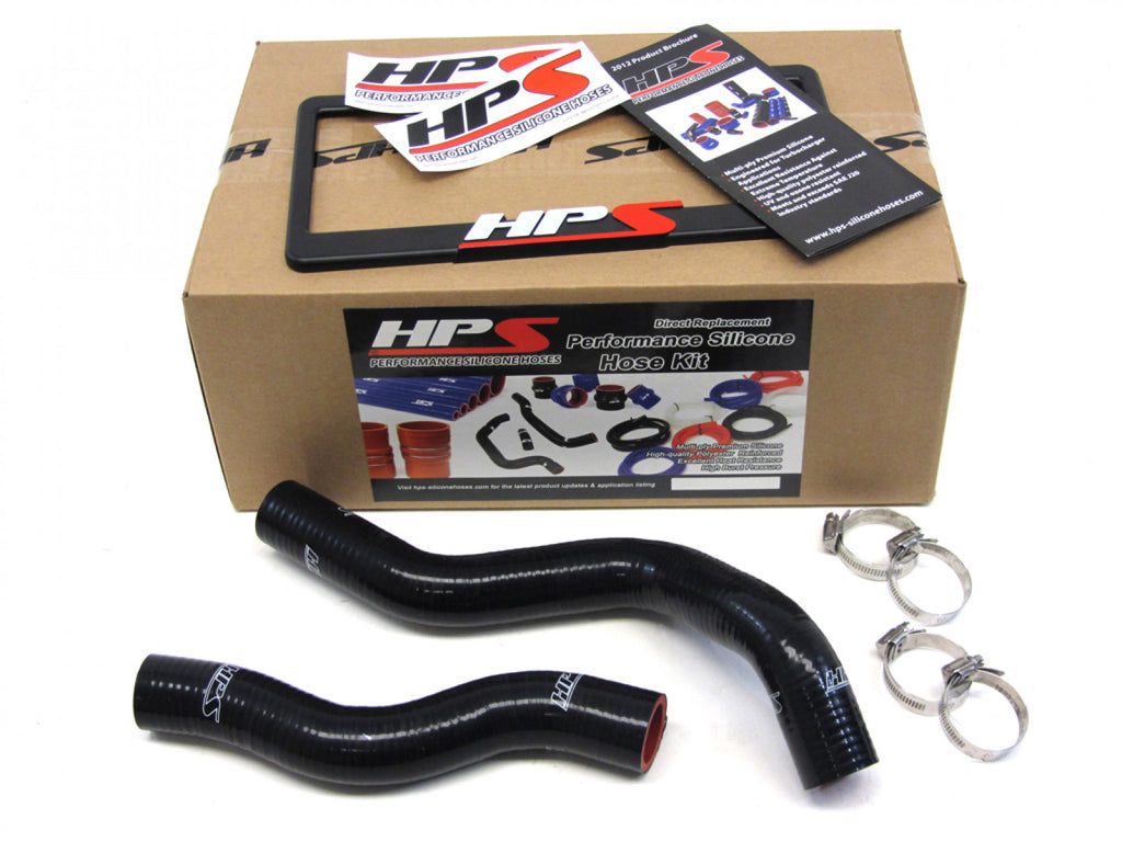 HPS Black Reinforced Silicone Radiator Hose Kit Coolant for Honda 06-11 Civic Non Si R18A1 R16