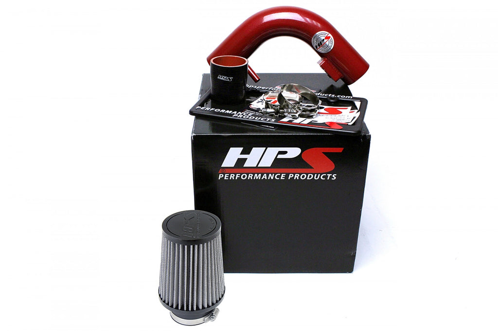 HPS Performance Red Shortram Air Intake Kit for 14-16 Nissan Versa Note 1.6L