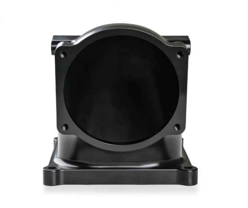 Holley EFI Billet 4500 EFI Throttle Body Intake Elbow-Ls- Black Finish