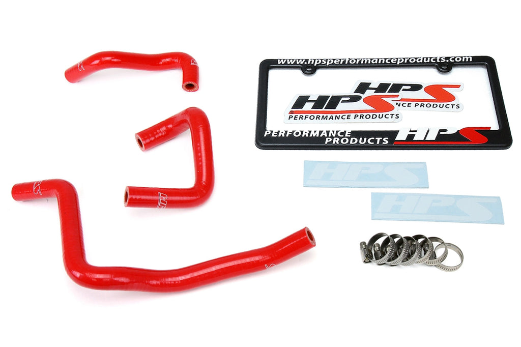 HPS Red Reinforced Silicone Engine Oil Cooler Coolant Hose Kit for Infiniti 03-07 G35 3.5L V6 VQ35DE RWD