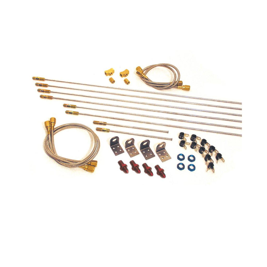 Longacre Complete Brake Line Kit - #4 AN