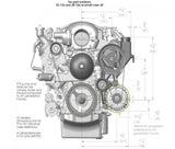 Holley Low-Mount LS Drive System (Alt, P/S w/o A/C) Driver's Side