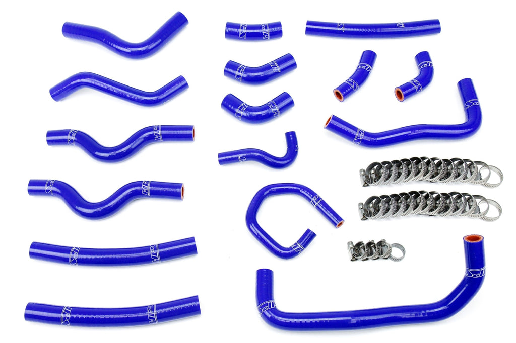 HPS Blue Reinforced Silicone Heater Hose Kit Coolant for Toyota 98-02 Land Cruiser 4.7L V8