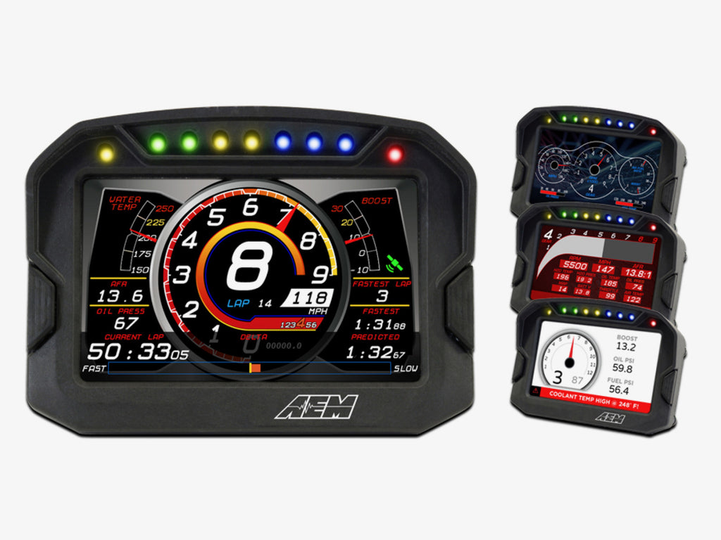 AEM CD-5 Carbon Digital Racing Logging and GPS Enabled Dash Display
