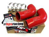 HPS Silicone Post MAF Dual Air Intake Tubes Kit Red 5.0L V8 for BMW 98-03 M5 E39