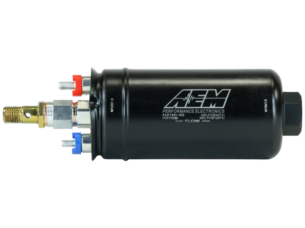 AEM 400LPH Metric Inline High Flow Fuel Pump