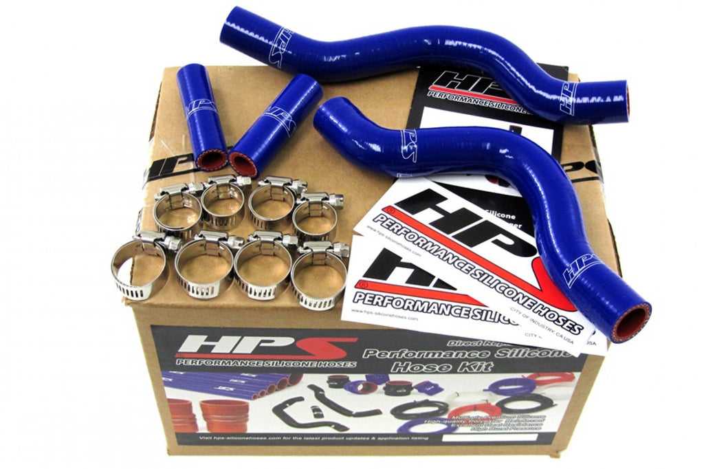 HPS Blue Reinforced Silicone Radiator Hose Kit Coolant for Suzuki 01-11 RM250