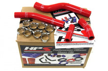 Load image into Gallery viewer, HPS Red Reinforced Silicone Radiator Hose Kit Coolant for Yamaha?07-09 WR450F