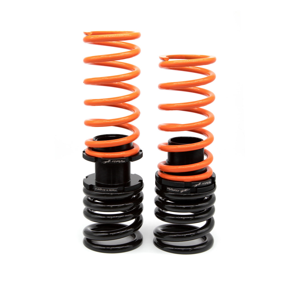 MSS Ford Gen6 Mustang GT Cabriolet V8 & V6 Ecoboost Passive Lowering Springs Adjustable Suspension Kit - Sport Series