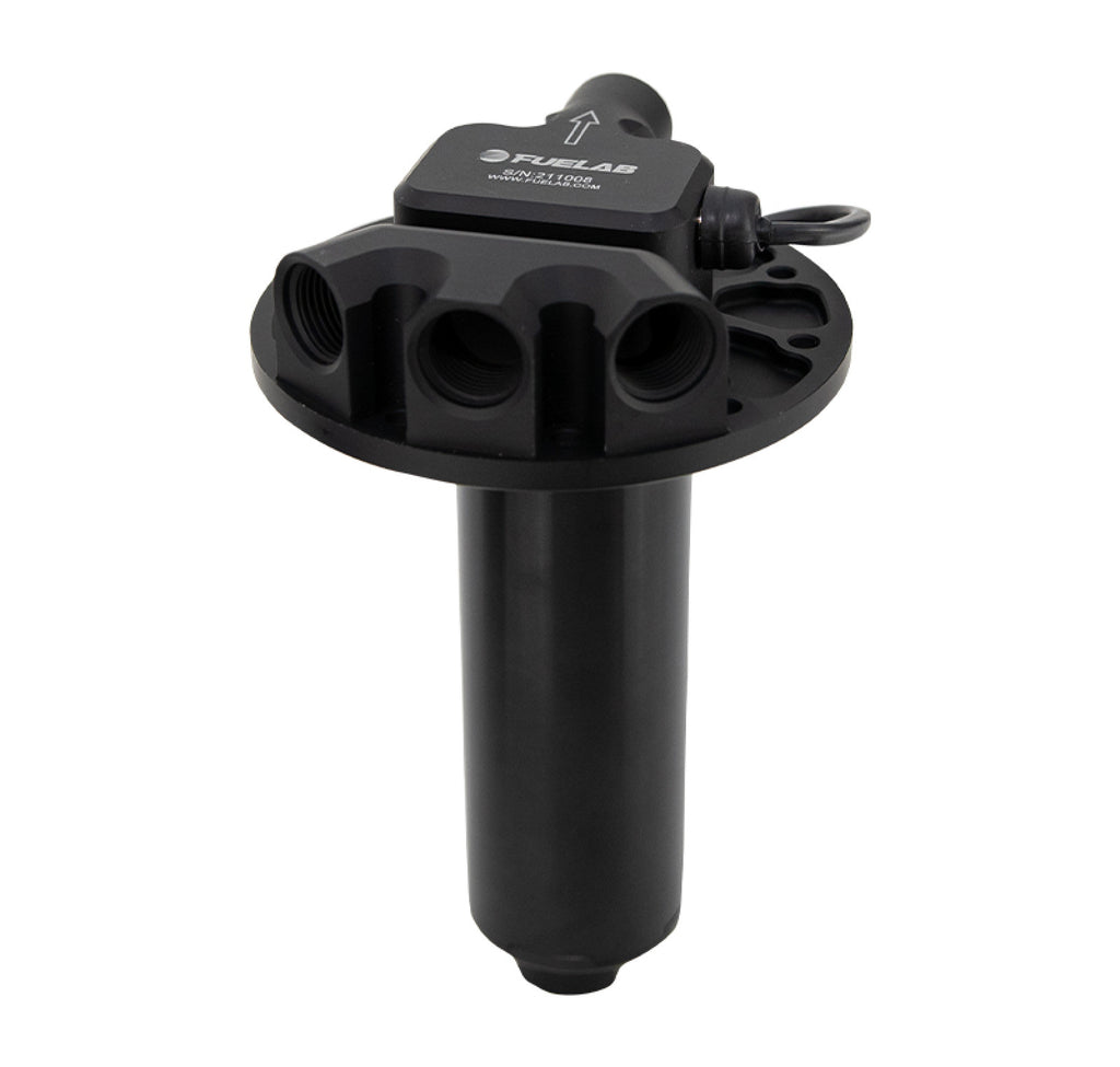Fuelab 93902 H/E Series 850 HP SAE Plate Mount Brushless Screw Pump, 350lph