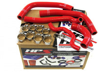 Load image into Gallery viewer, HPS Red Reinforced Silicone Radiator Hose Kit Coolant for Kawasaki 09-10 KX250F