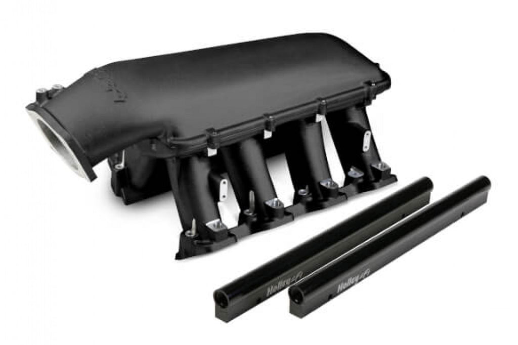 Holley LS Hi-Ram EFI Manifold - Black GM LS1/LS2/LS6