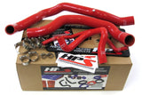 HPS Red Reinforced Silicone Radiator Hose Kit Coolant for Mini 02-08 Cooper S Supercharged