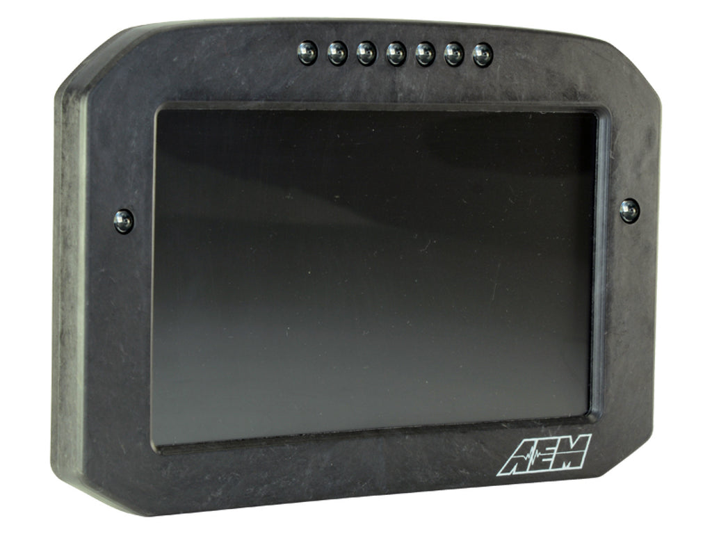 AEM CD-7 Carbon Flat Panel Digital Racing Dash Display - Non-Logging / Non-GPS