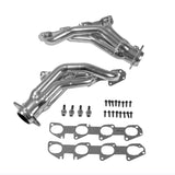 2011-23 DODGE CHALL CHARGER 6.4L 1-7/8 SHORTY HEADERS (POLISHED SILVER CERAMIC)