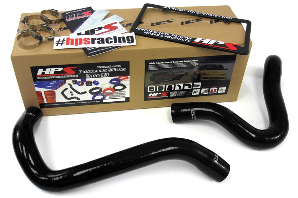 HPS Black Reinforced Silicone Radiator Hose Kit Coolant for Ford 99-01 F250 Superduty w/ 7.3L Diesel Dual Alternator