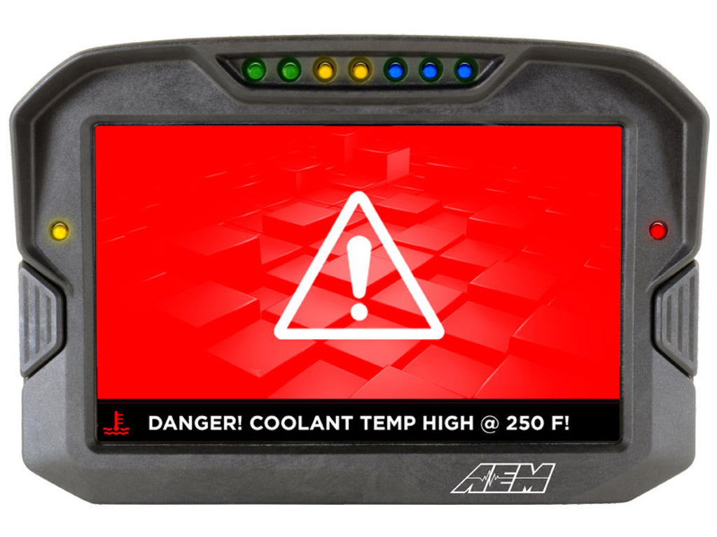 AEM CD-7 Carbon Digital Racing and Logging Dash Display - Logging / GPS Enabled