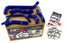 Load image into Gallery viewer, HPS Blue Reinforced Silicone Radiator Hose Kit Coolant for Kawasaki 10-11 KX450F