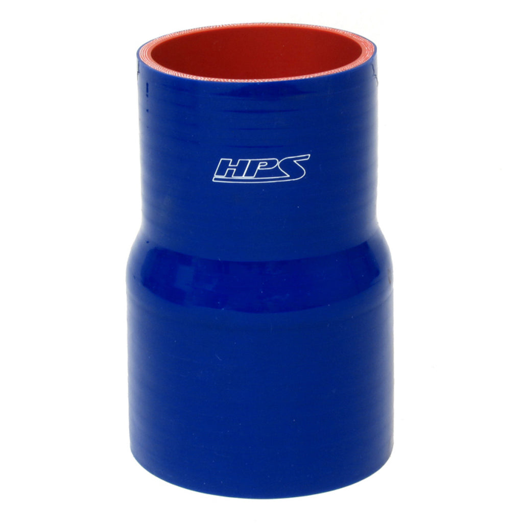 HPS 4" - 5-1/2" ID , 6" Long High Temp 4-ply Reinforced Silicone Reducer Coupler Hose Blue (102mm - 140mm ID , 152mm Length)