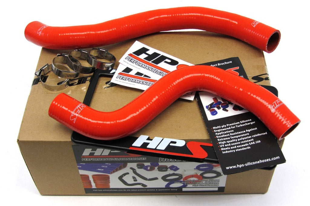 HPS Red Reinforced Silicone Radiator Hose Kit Coolant for Mitsubishi Lancer EVO 9