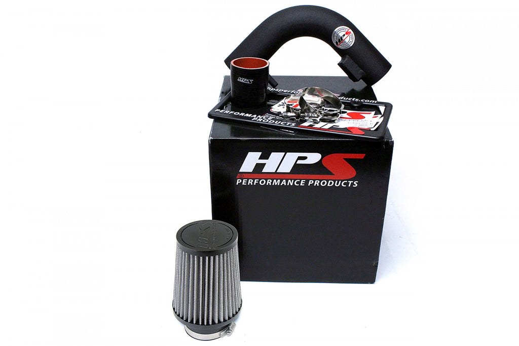 HPS Performance Black Shortram Air Intake Kit for 12-16 Nissan Versa 1.6L