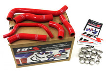 Load image into Gallery viewer, HPS Red Reinforced Silicone Radiator Hose Kit Coolant for Kawasaki 10-11 KX450F