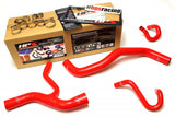 HPS Red Reinforced Silicone Radiator and Heater Hose Kit Coolant for Ford 96-01 Mustang GT 4.6L V8