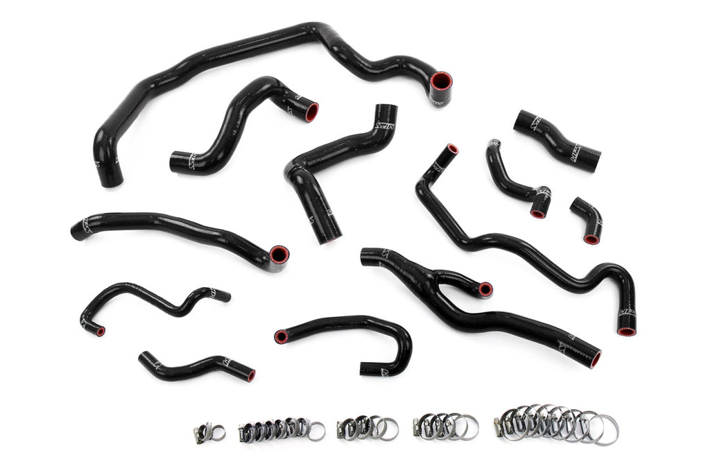 HPS Performance Mini 2007-2010 Cooper 1.6L Turbo (N14) Auto Trans Silicone Hose Kit - Black