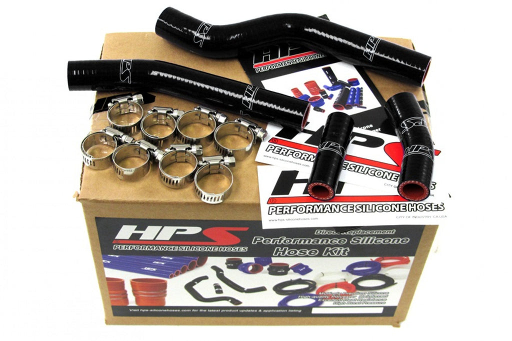 HPS Black Reinforced Silicone Radiator Hose Kit Coolant for Yamaha?07-09 YZ450F