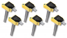 Load image into Gallery viewer, ACCEL Ignition Coil - SuperCoil - 2016 Ford EcoBoost 2.7L V6 - Yellow - 6-Pack