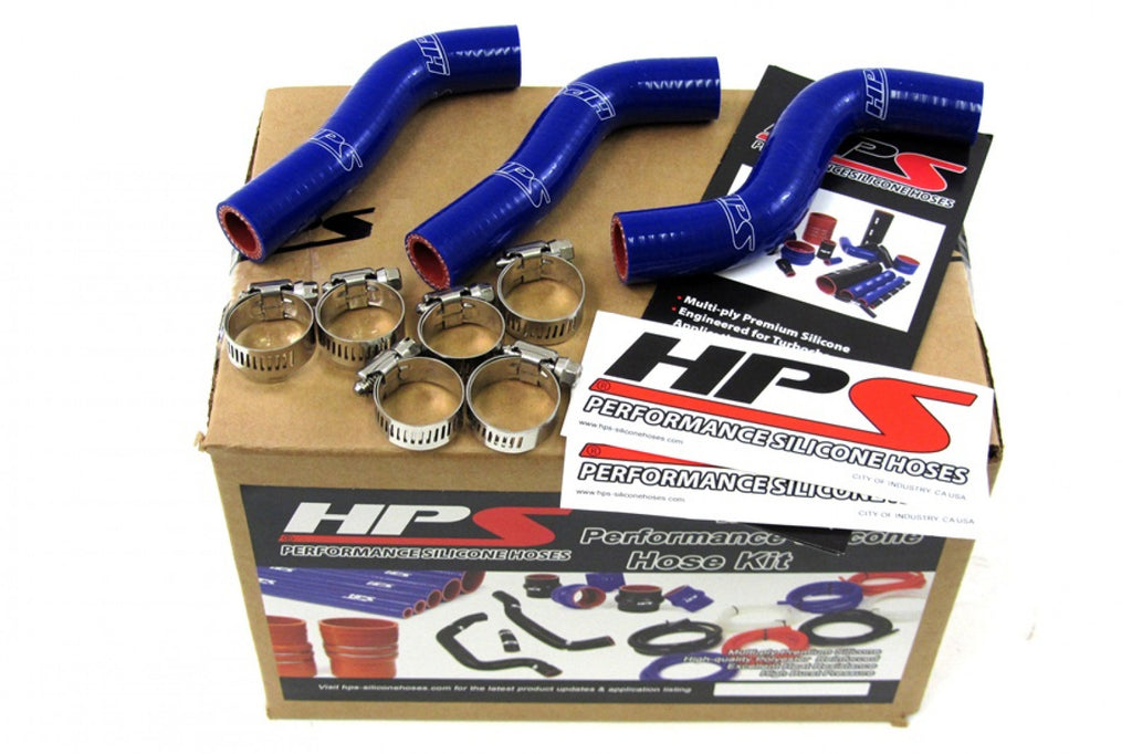 HPS Blue Reinforced Silicone Radiator Hose Kit Coolant for KTM 07-10 250SXF