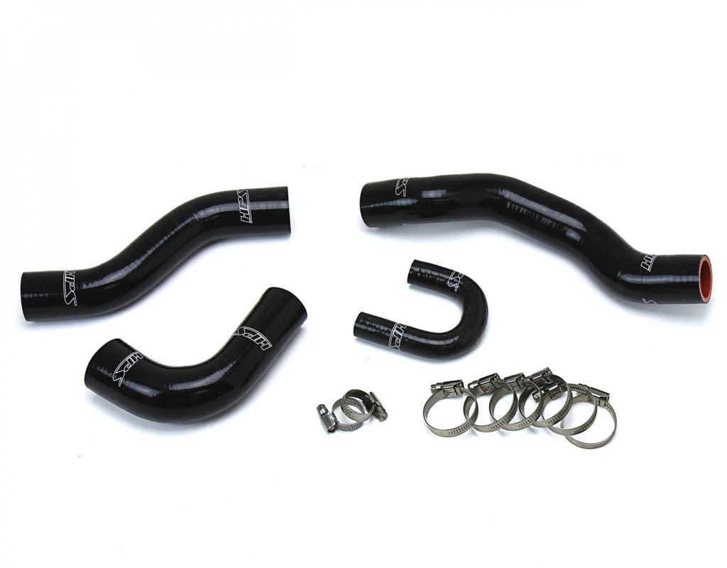HPS 89 - 95 Toyota 4Runner, Pickup High Temp Reinforced Silicone Radiator Hose Kit Coolant OEM Replacement - Black