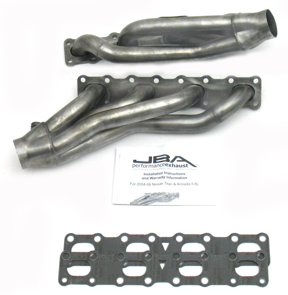 JBA Cat4Ward Headers for 04-15 Nissan 5.6L Raw 409. EPA & CARB legal in 50 states.