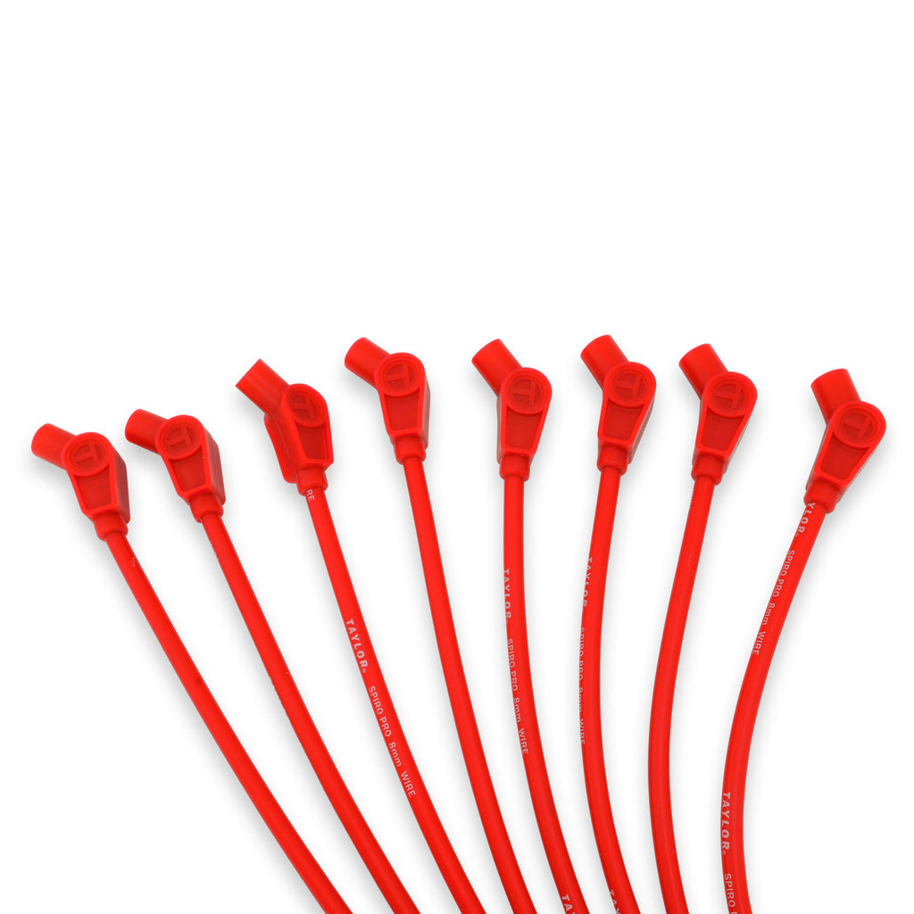 Taylor Cable 8mm race fit Spiro-Pro red
