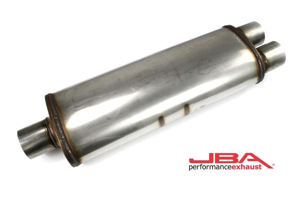 JBA Performance Chambered 3" 304SS Muffler Center/Dual