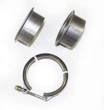 Load image into Gallery viewer, JBA Performance 3&quot; Stainless Steel V-Band clamp and flanges