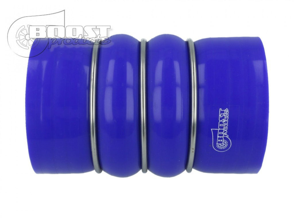 BOOST Products Silicone Coupler with Double Hump, 2" ID, Blue