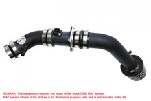 Load image into Gallery viewer, HPS Black Cold Air Intake Kit Cool Long Ram CAI (Converts to shortram) 837-570WB