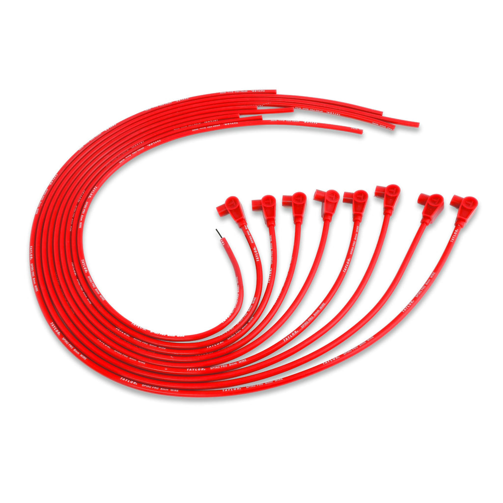 Taylor Cable 8mm Spiro-Pro univ 8 cyl 90 red