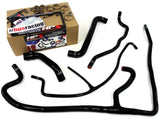HPS Reinforced Black Silicone Radiator   Heater Hose Kit Coolant for Chevy 2008 Corvette 6.2L V8