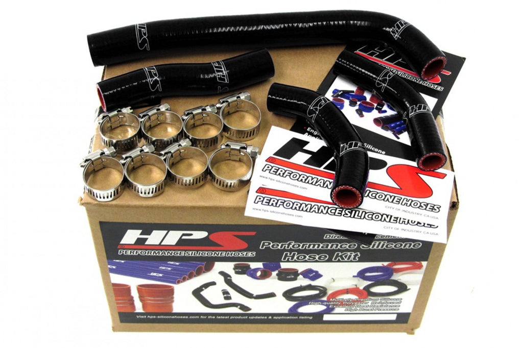 HPS Black Reinforced Silicone Radiator Hose Kit Coolant for Honda 10-13 CRF250R