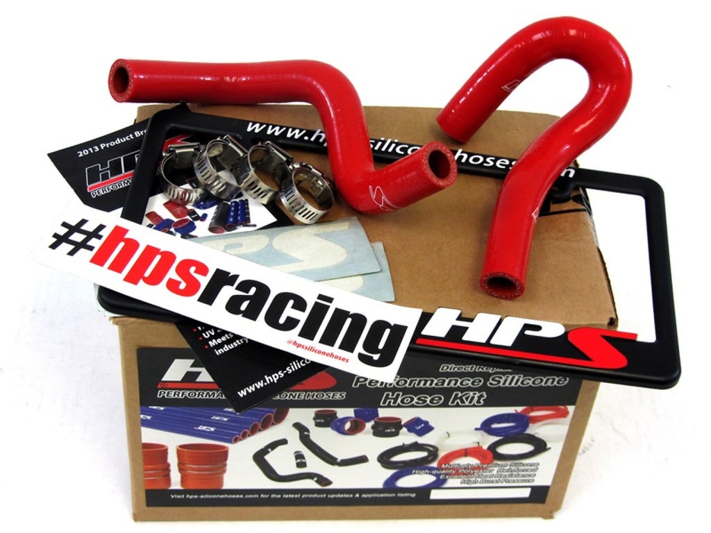 HPS Reinforced Red Silicone Heater Hose Kit Coolant for Mazda 90-93 Miata 1.6L