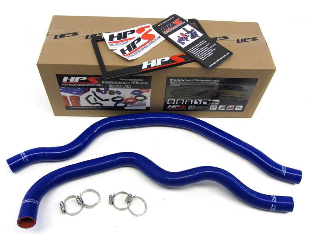 HPS Honda 00-09 S2000 AP1 AP2 High Temp Reinforced Silicone Radiator Hose Kit Coolant OEM Replacement - Blue