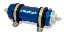 Load image into Gallery viewer, Fuelab 85821-3 In-Line Fuel Filter, Long with Integrated Check Valve 75 micron