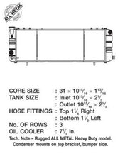 Load image into Gallery viewer, CSF Jeep Cherokee 2.5L 2000-1998; Jeep Cherokee 4.0L 2001-1991 Radiator