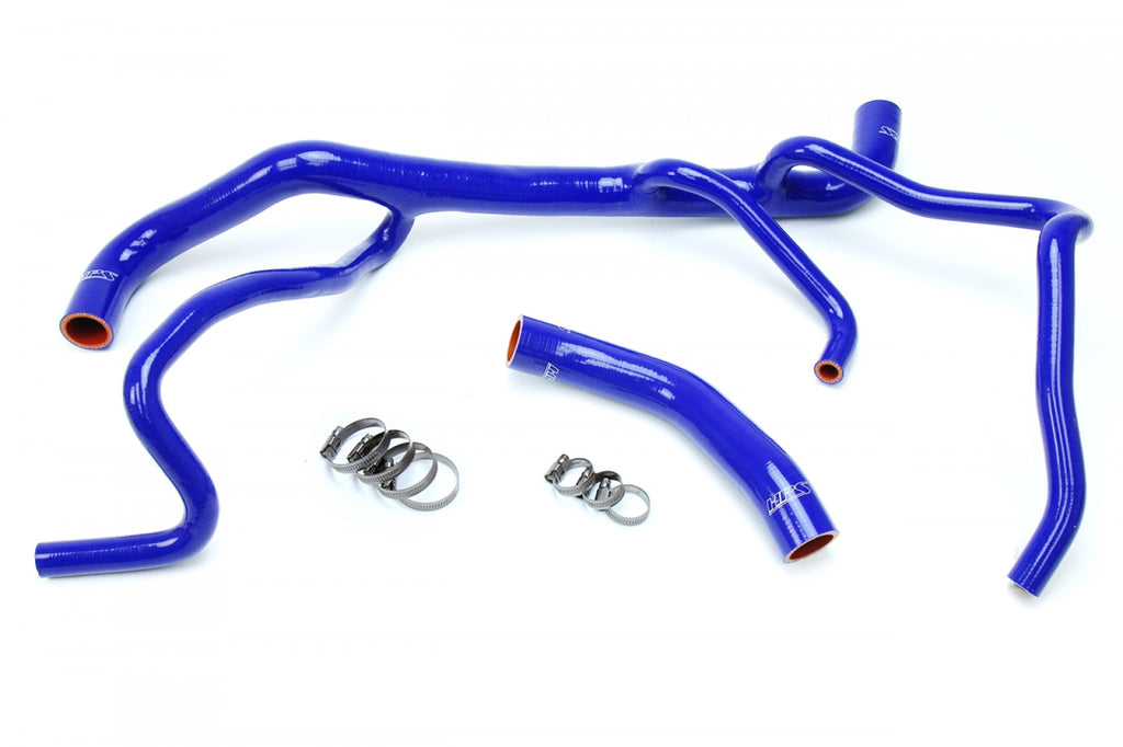 HPS Blue Reinforced Silicone Radiator Hose Kit Coolant for Chevy 16-17 Camaro SS Coupe 6.2L V8