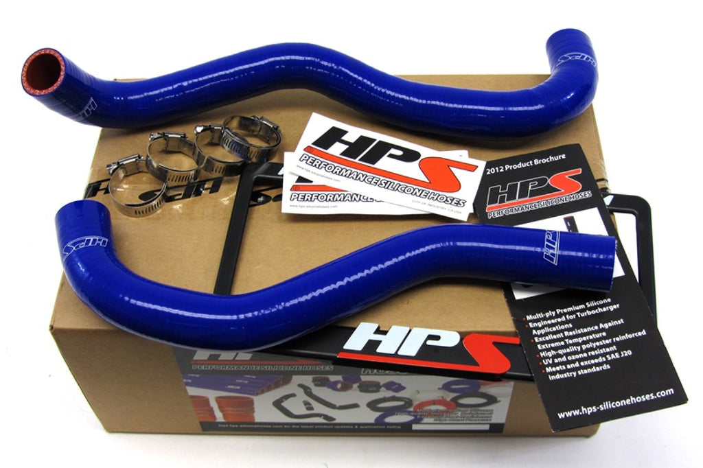 HPS Blue Reinforced Silicone Radiator Hose Kit Coolant for Honda 12-15 Civic Si