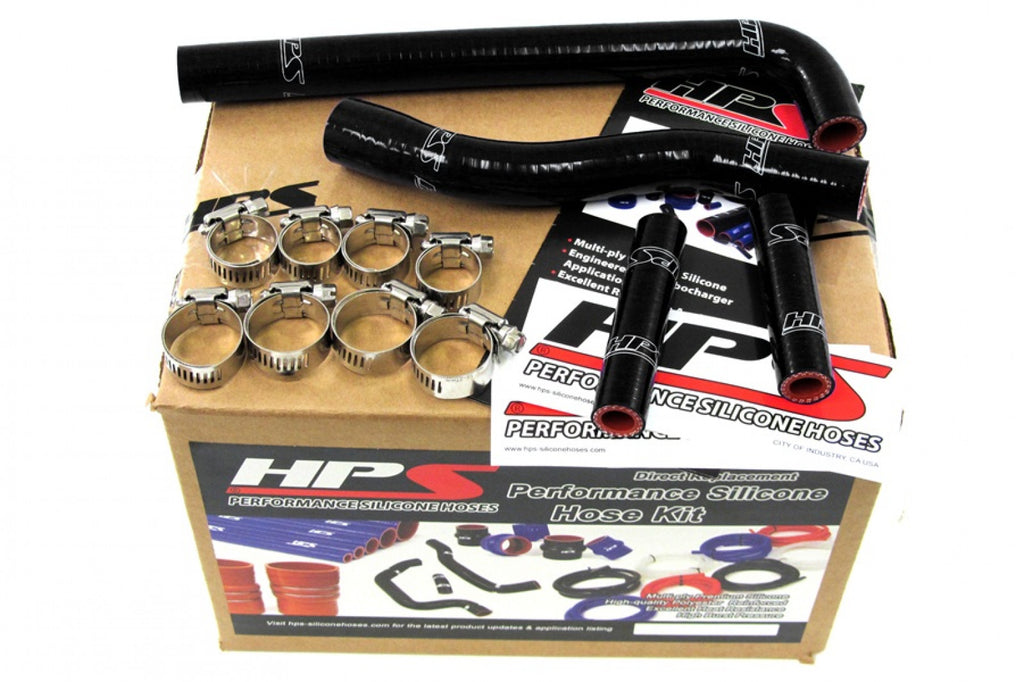 HPS Black Reinforced Silicone Radiator Hose Kit Coolant for Yamaha 01-06 WR250F