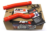 HPS Red Reinforced Silicone Radiator Hose Kit Coolant for Hyundai 10-12 Genesis Coupe 2.0T Turbo