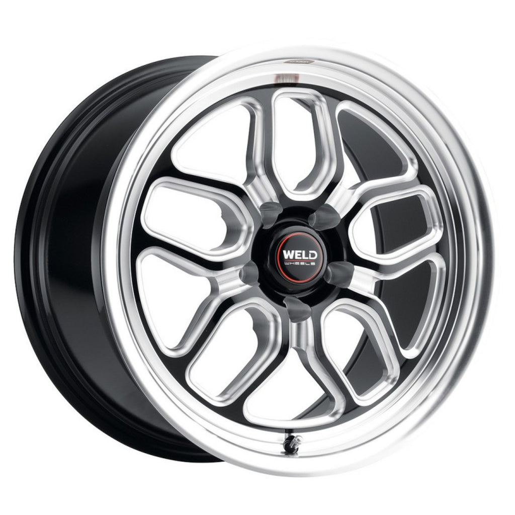 WELD Street Performance 18x10 Laguna Drag 5x120.65 ET30 BS6.7 Gloss BLK MIL DIA 78.1 Wheel